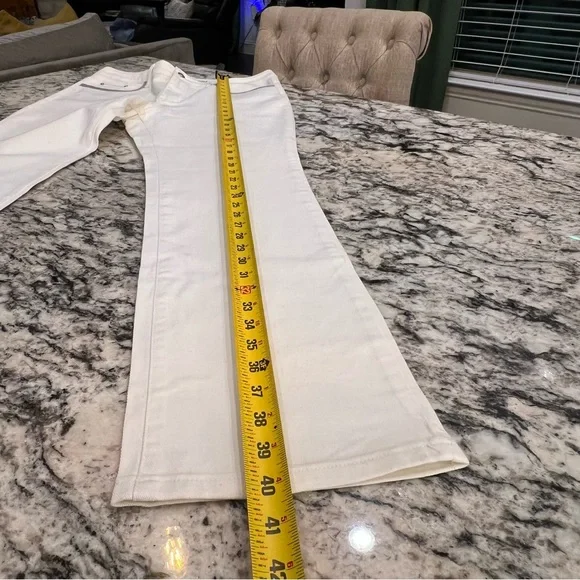 White‎ Daniel Jeans with Silver Stitched detail on front and back Size 13/14 - Picture 12 of 13